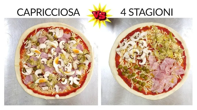 pizza capricciosa vs quattro stagioni por&oacute;wnanie