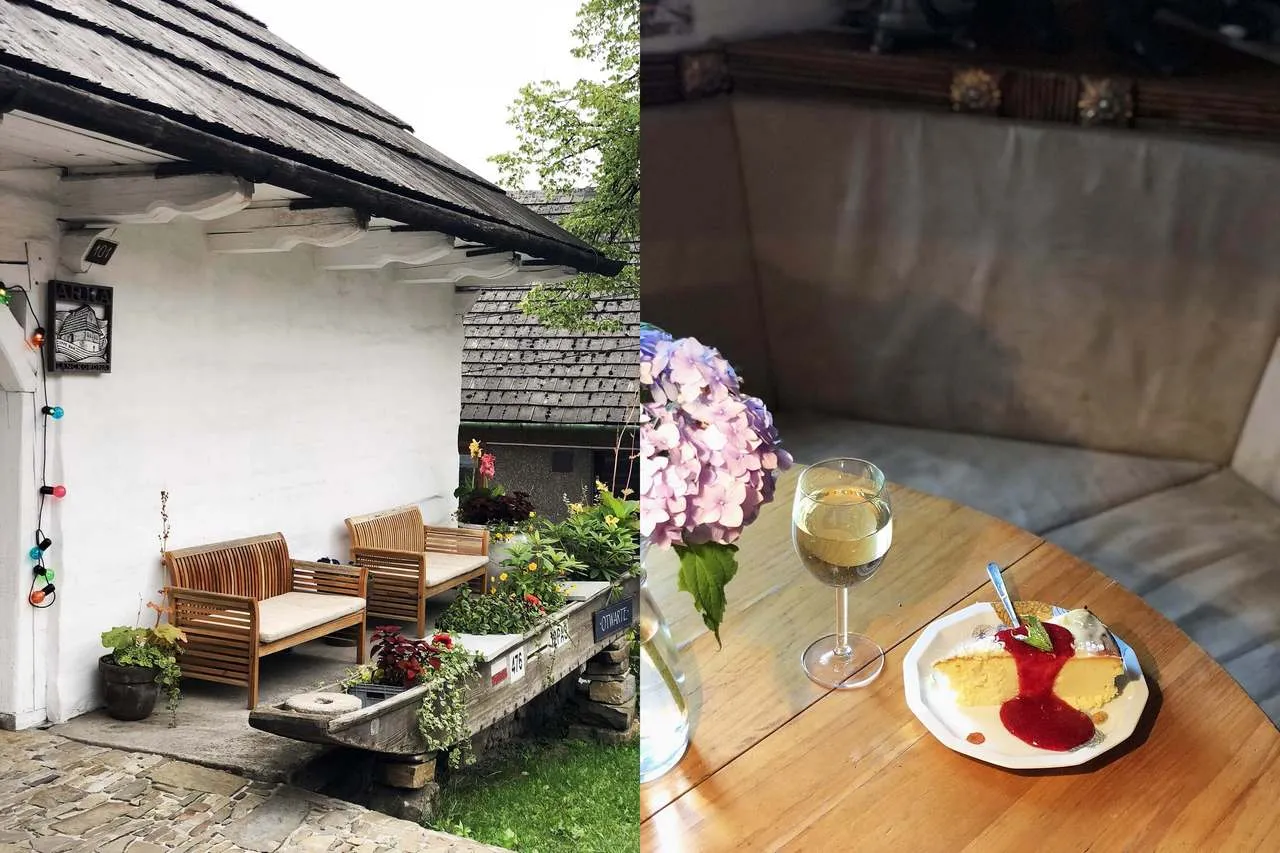 Arka Cafe Lanckorona ciasta kawa