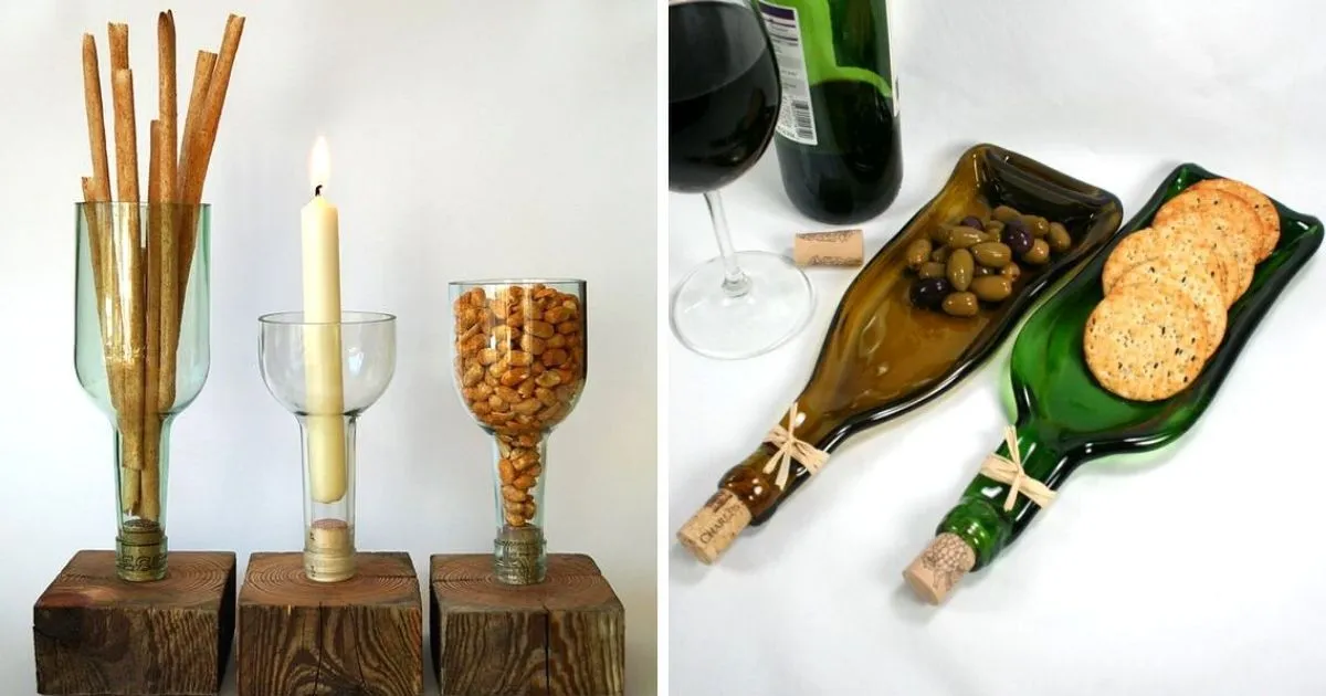 Pomysły na wykorzystanie butelek po winie w kuchni, dozowniki oliwy DIY