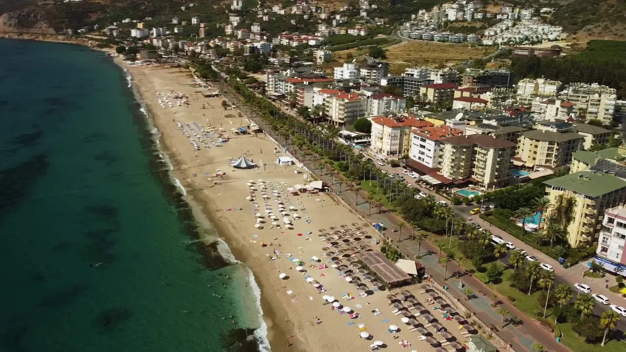 Luftbild Kleopatra-Strand Alanya
