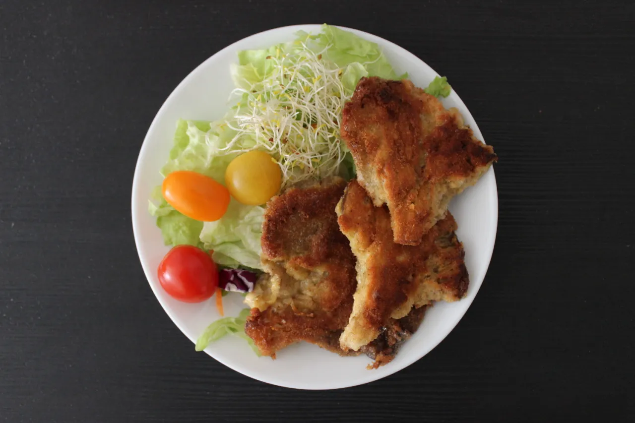 boczniaki a'la schabowe z ziemniakami