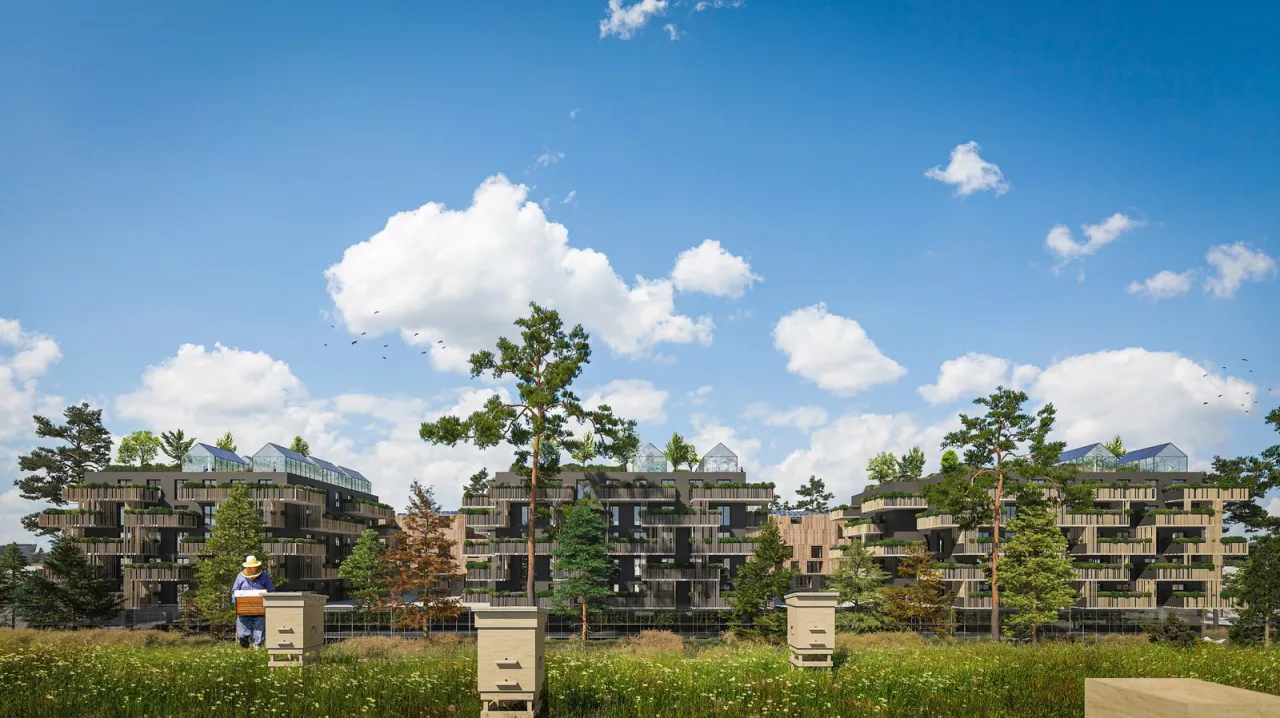 nowoczesne osiedle warszawa zieleń