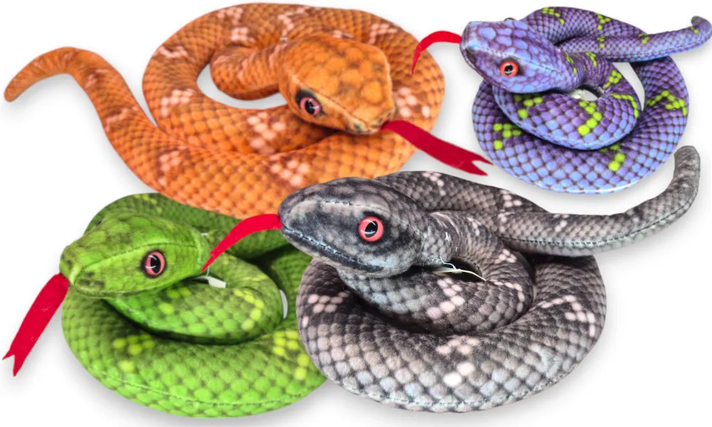 wąż maskotka r&oacute;żne wzory i detale