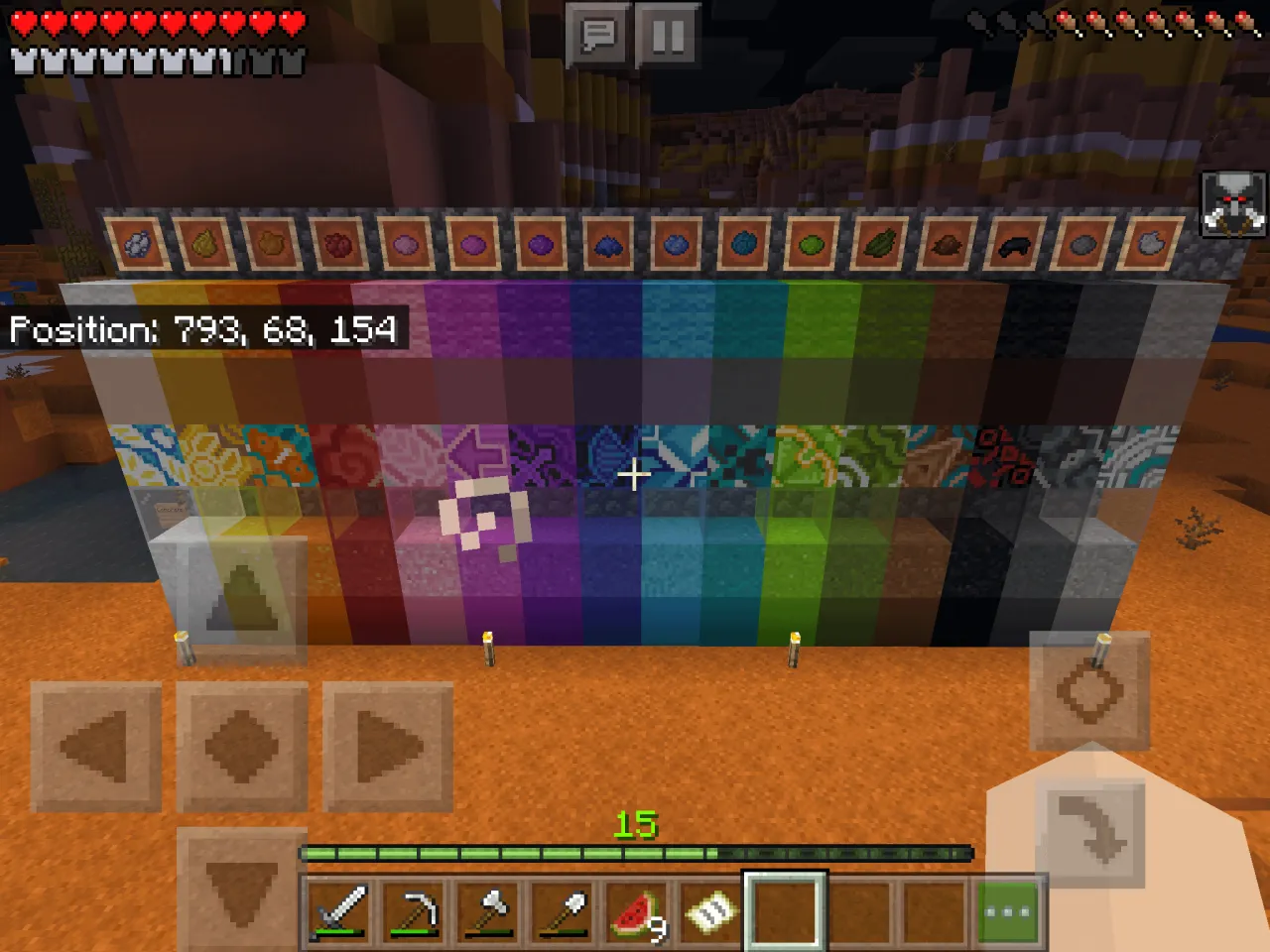 Minecraft crafting barwiona terakota przepis