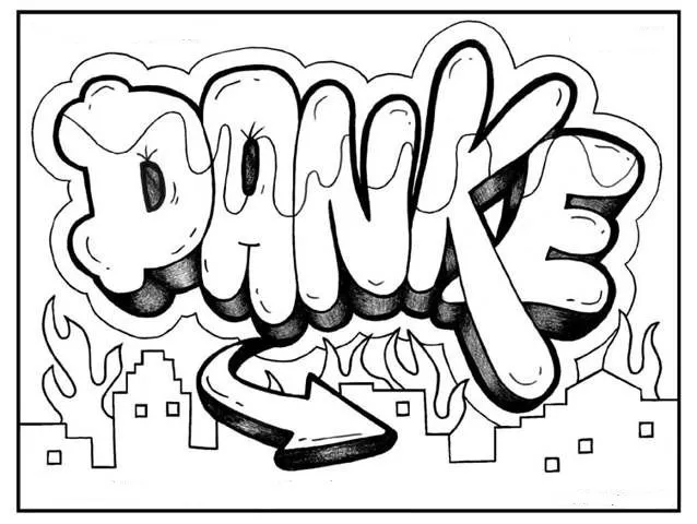 Graffiti Malvorlagen Druckanleitung