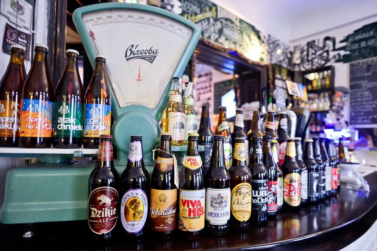 Słowackie piwa rzemieślnicze w sklepie lub pubie