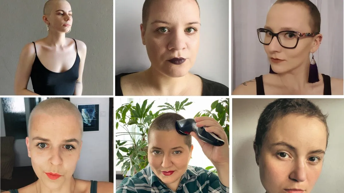 por&oacute;wnanie dobrego i złego zdjęcia do aplikacji fryzjerskiej