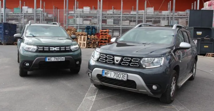 Dacia Duster generacje por&oacute;wnanie zbiornik&oacute;w paliwa