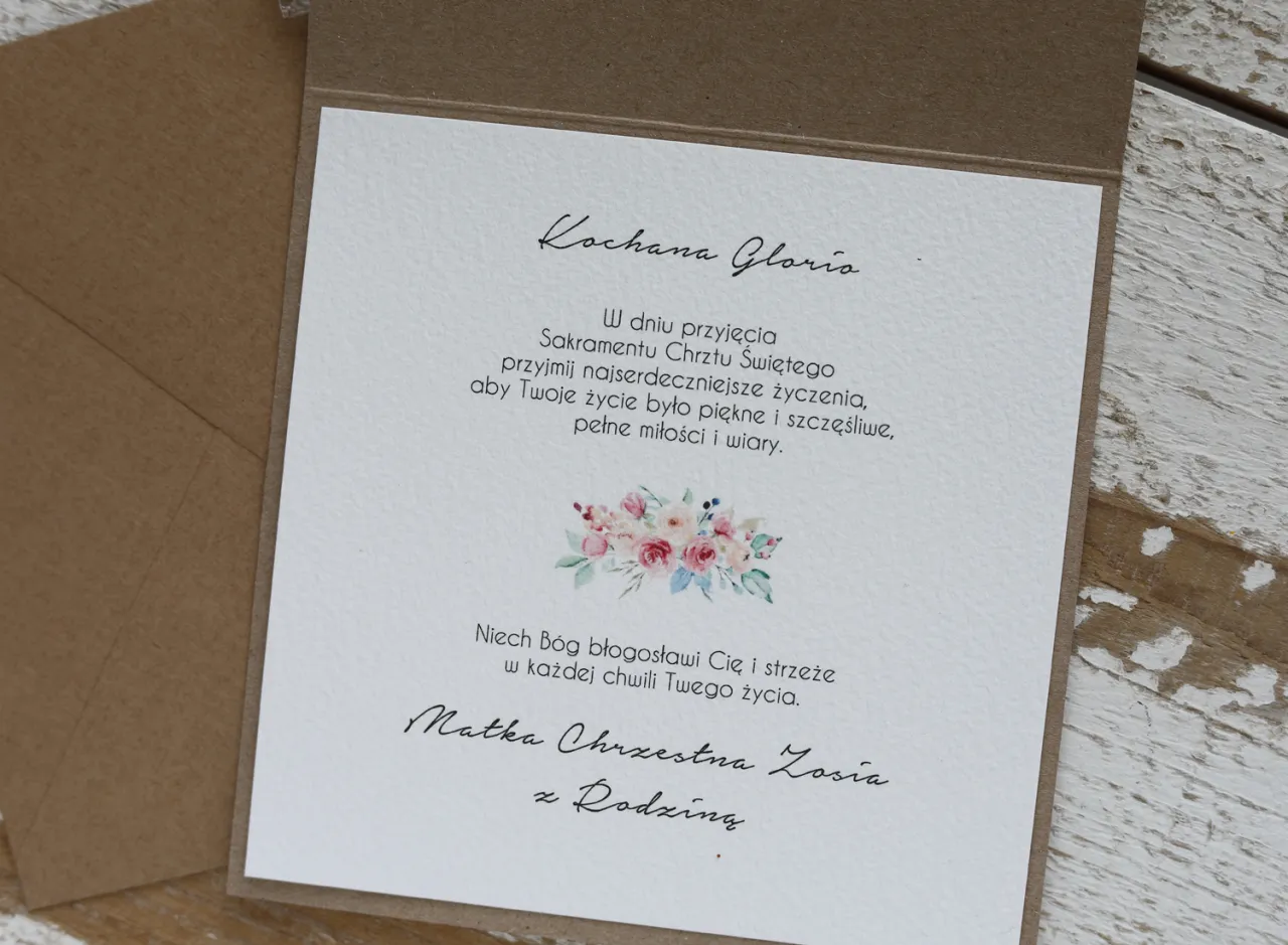 inspirujące życzenia na chrzest święty