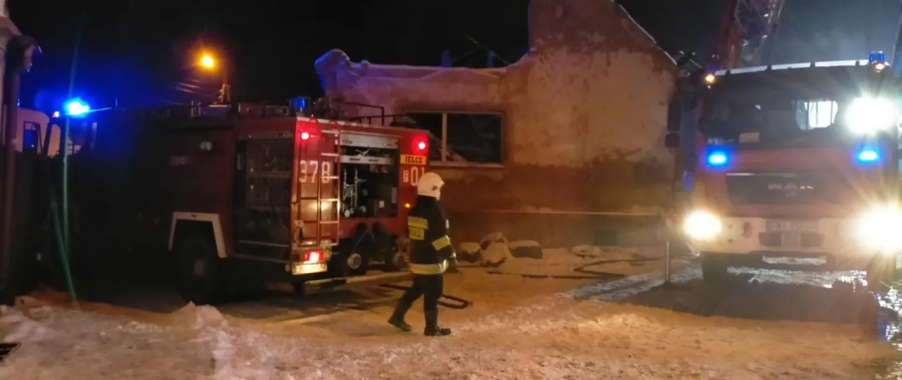 straż pożarna akcja komin