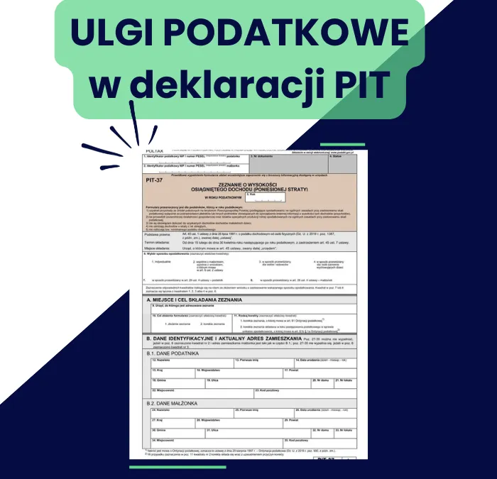 ulgi podatkowe, odliczenia PIT, oszczędności