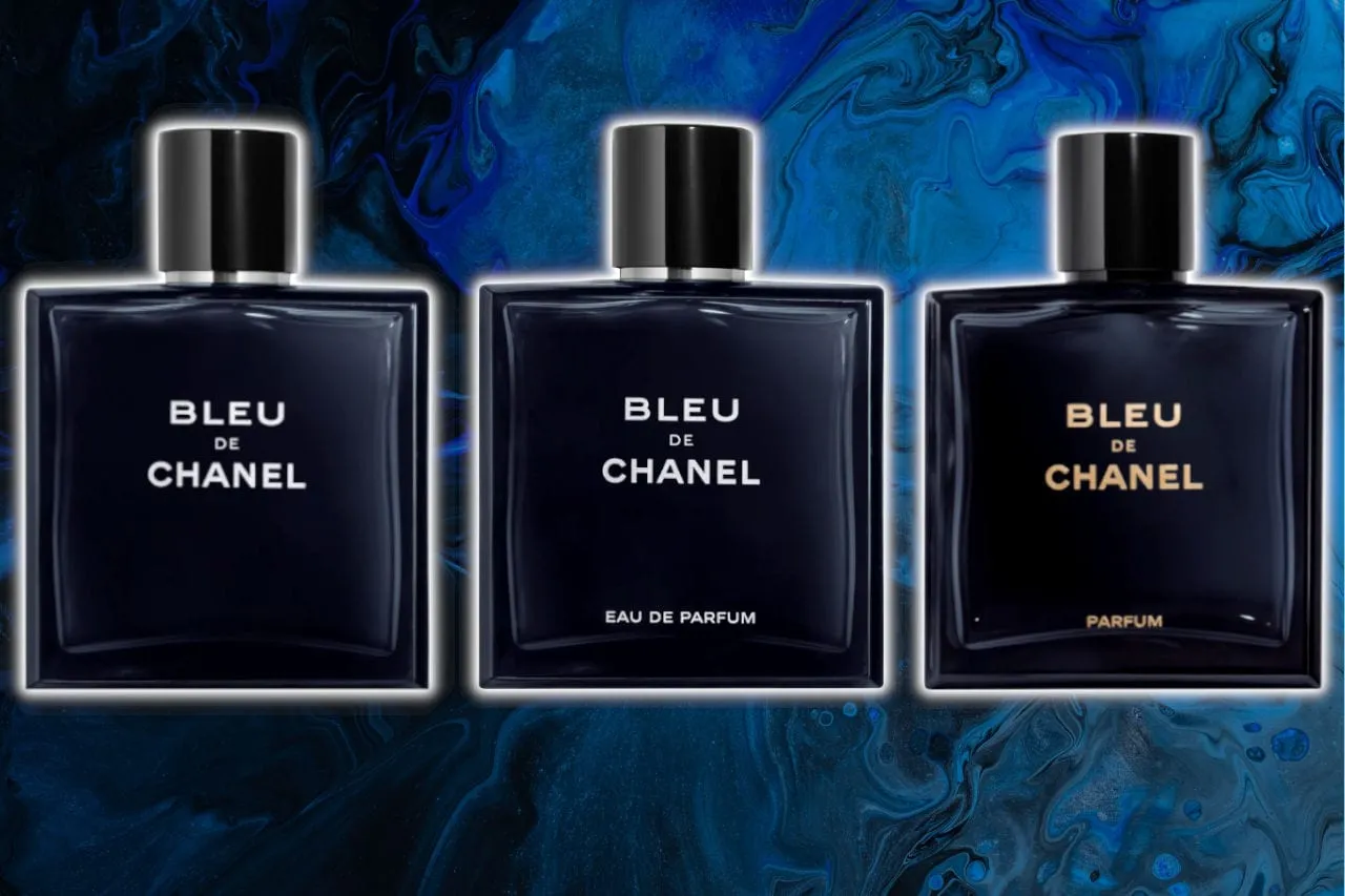 Bleu de Chanel EDT vs EDP bottles