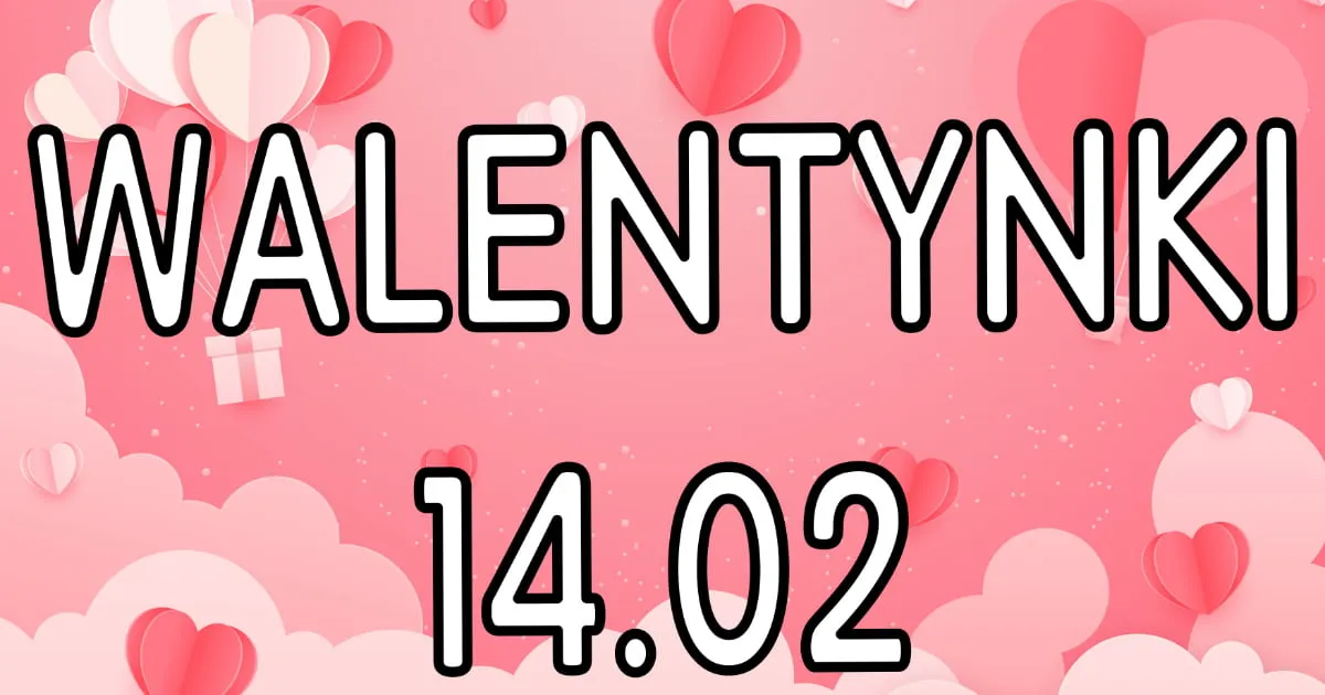 Walentynki nazwa wydarzenia plakat