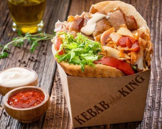kebab w bułce Kebab King