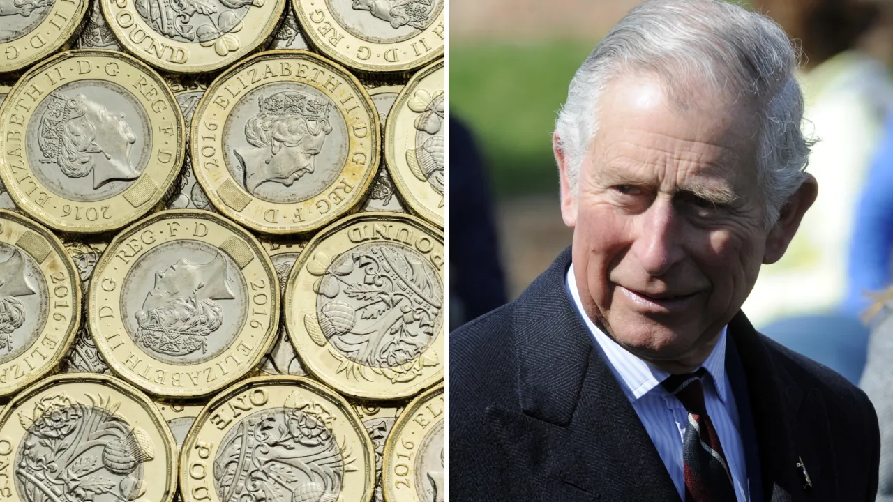 Monety z wizerunkiem królowej Elżbiety II i Karola III. Jaka waluta w Wielkiej Brytanii? To funt szterling.