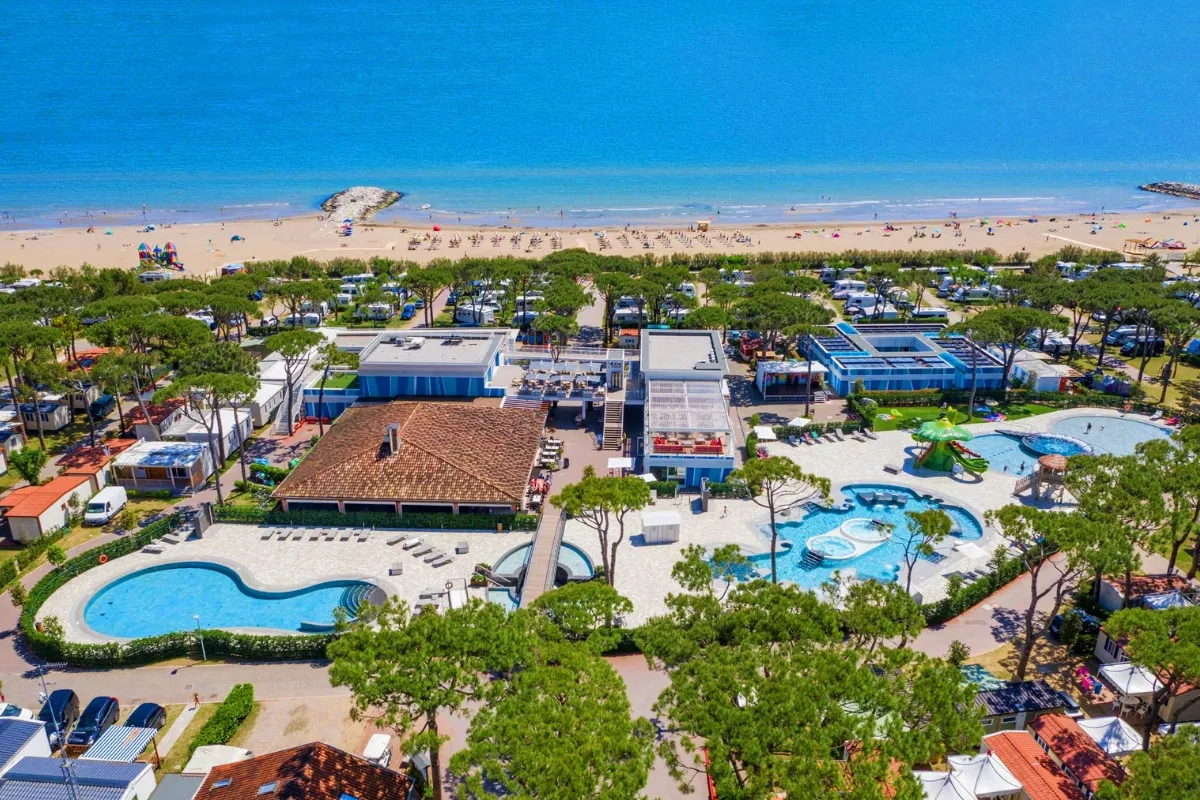 Różne typy zakwaterowania we Włoszech