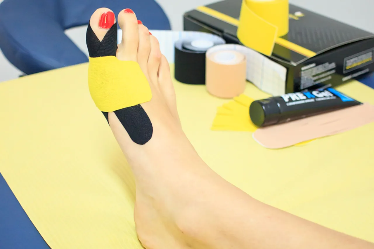 kinesiotaping haluksa rodzaje