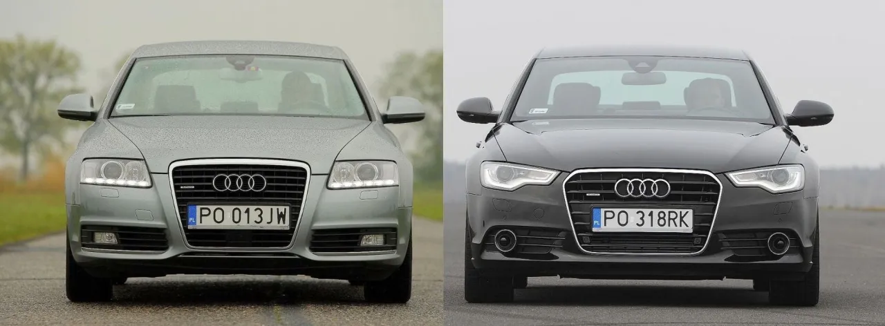 Audi A6 różne generacje zbiornik paliwa porównanie