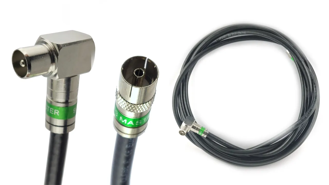 Narzędzia do podłączenia kabla antenowego, komponenty DVB-T2