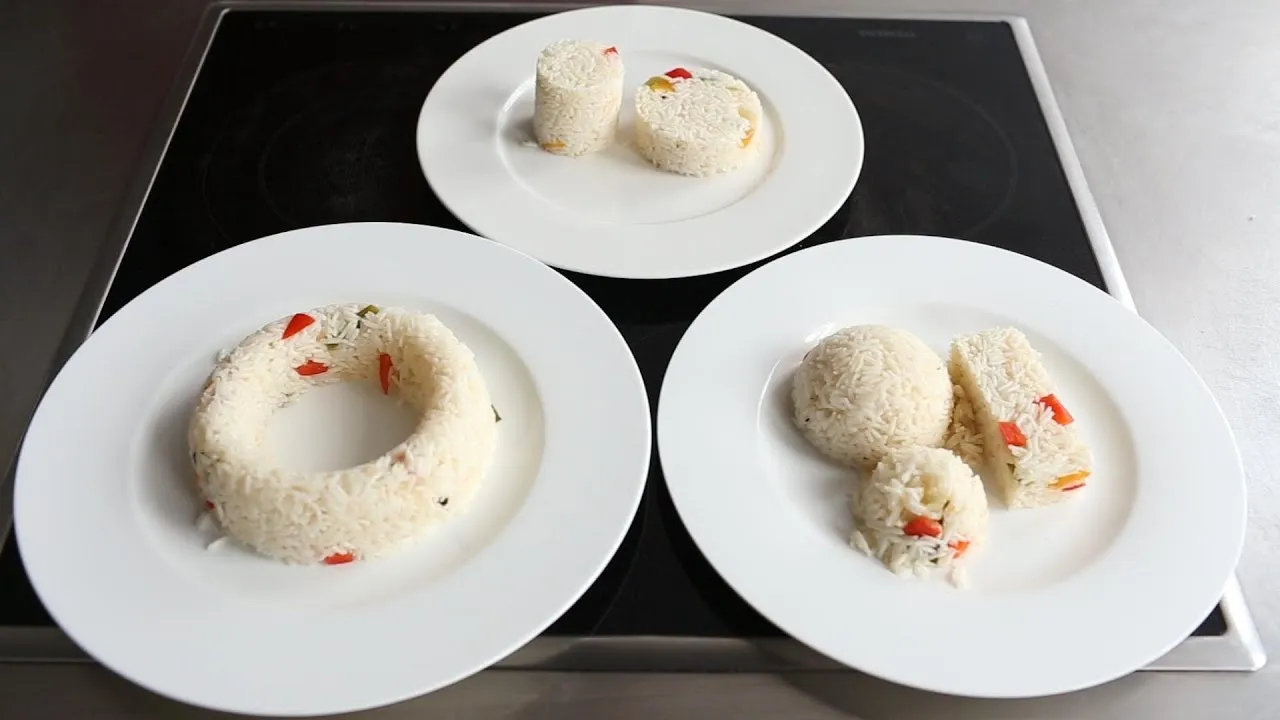 spulchnianie ryżu widelcem