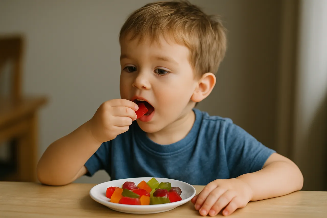 zdrowa dieta i żelki umiar