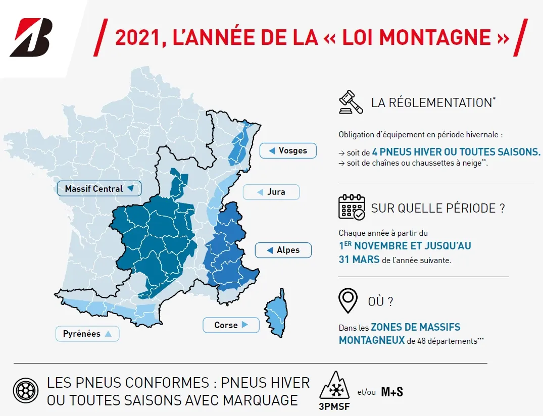 Carte France zones montagneuses Loi Montagne