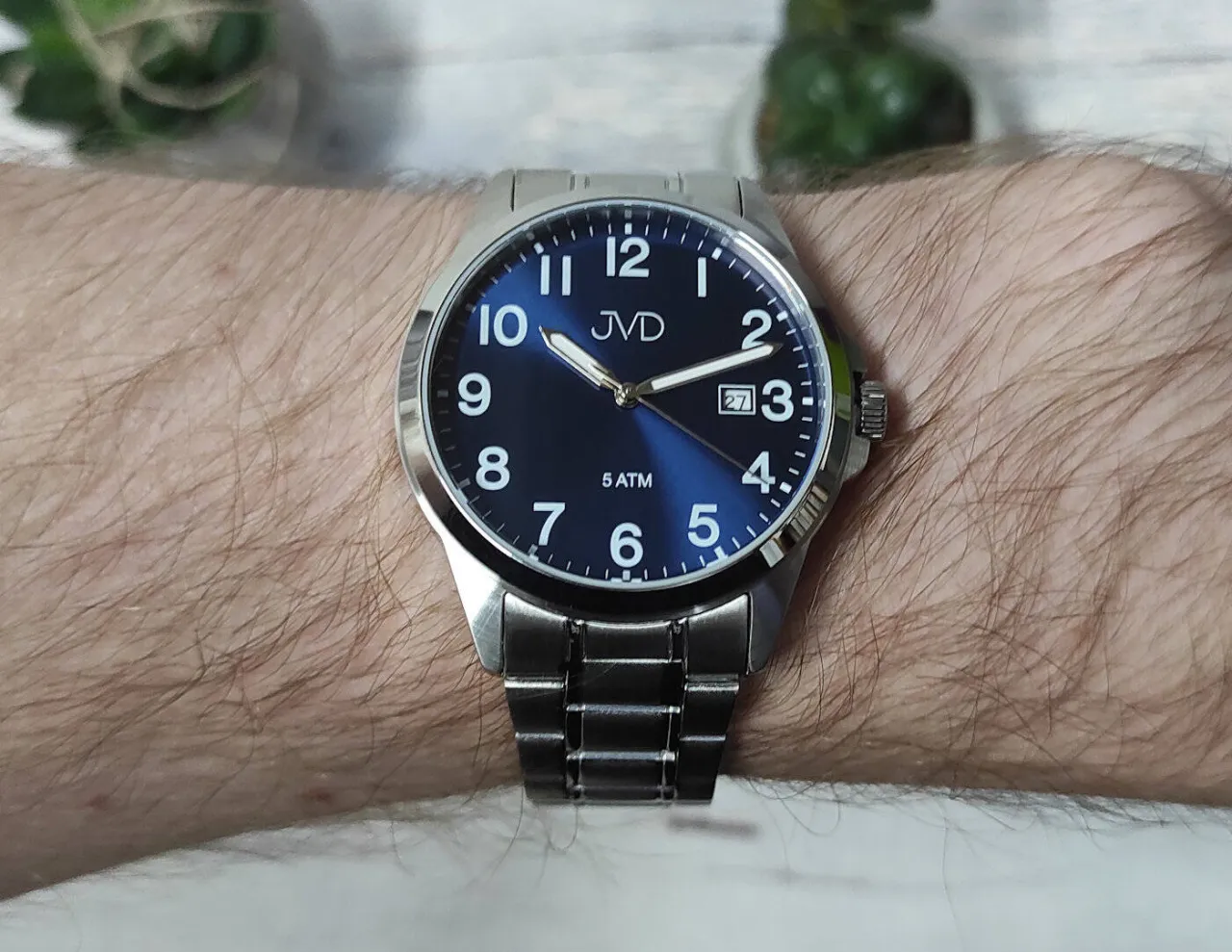 Zegarek męski wodoszczelny i podświetlany klasy ATM