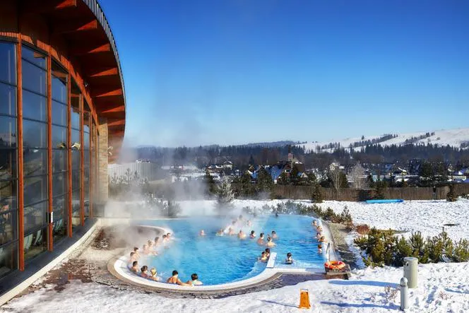 Terma Bania i Kotelnica Białczańska zimą