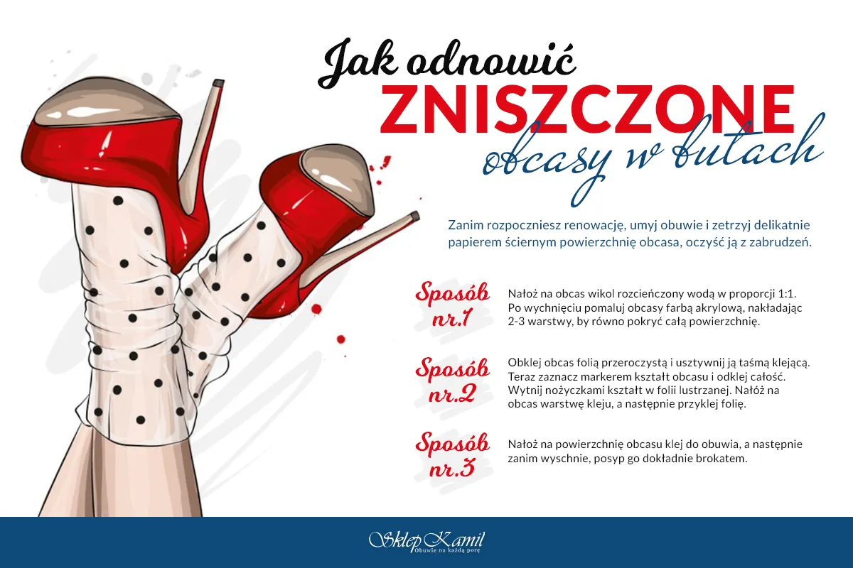 domowe sposoby naprawa obcas&oacute;w lakier do paznokci pasta do but&oacute;w