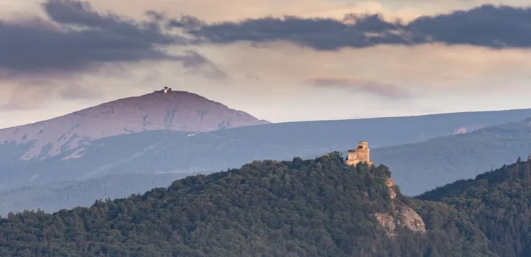 Zamek Chojnik panorama