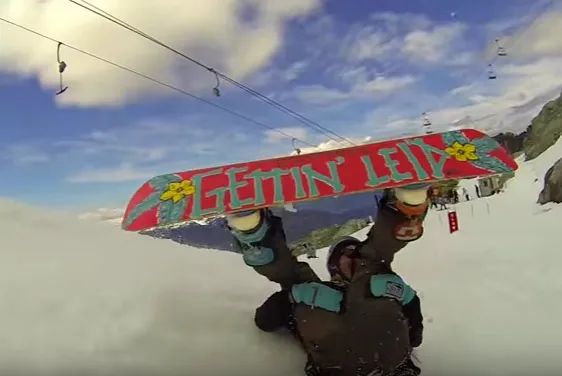 bezpieczne upadanie na snowboardzie