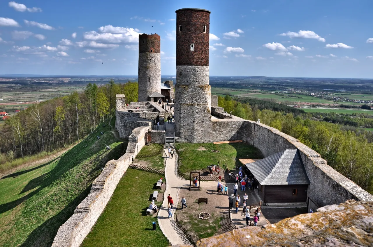 Zamek Królewski w Chęcinach widok