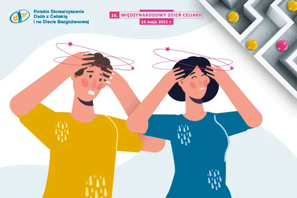 ataksja glutenowa objawy, problemy z równowagą