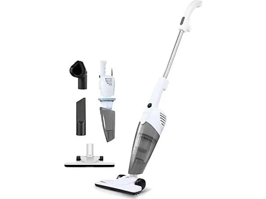 Odkurzacz pionowy z różnymi końcówkami