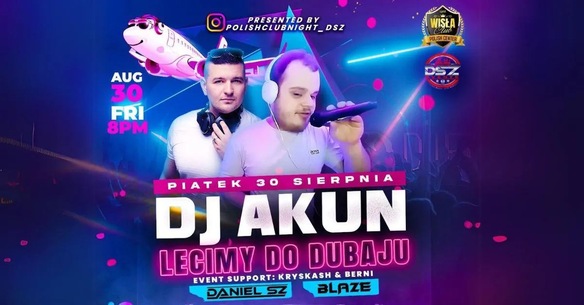 DJ Akun koncert w klubie wixa