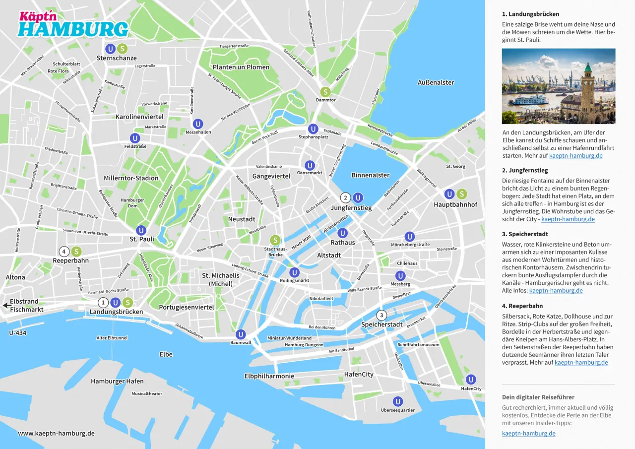 Hamburg Stadtteile Karte günstige Hotels
