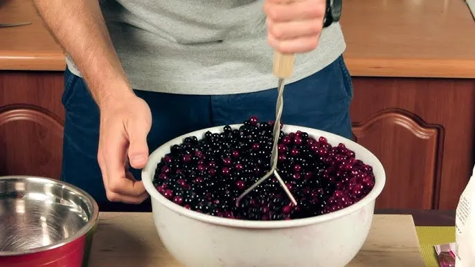 Składniki na wino z czarnej porzeczki