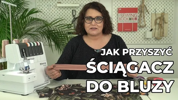 Wszywanie ściągacza do bluzy punktowanie