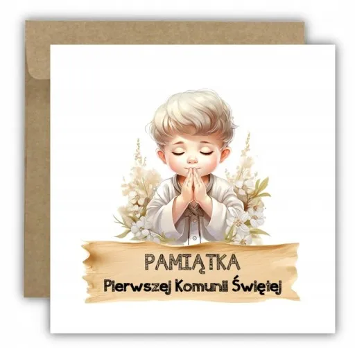 dokumenty do pierwszej komunii świętej chłopca