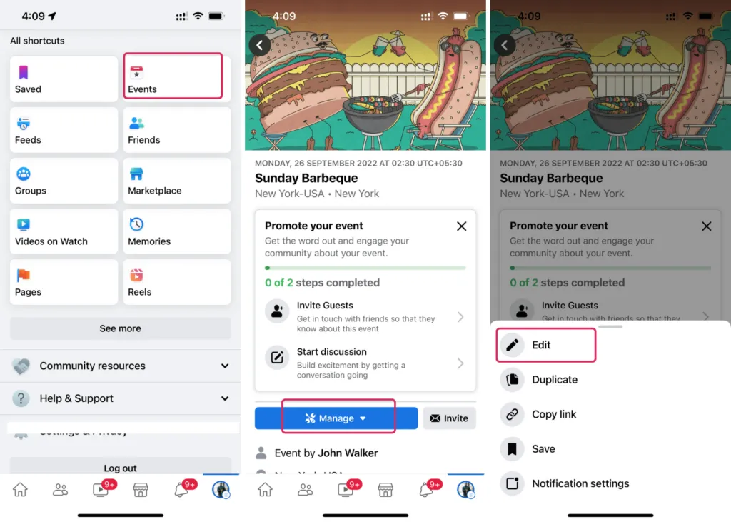 Facebook anulowanie zaproszenia na wydarzenie