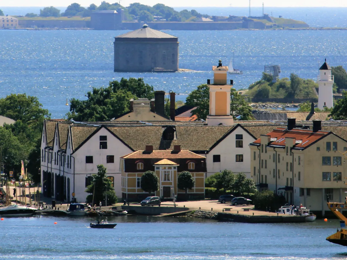 Karlskrona panorama miasto archipelag
