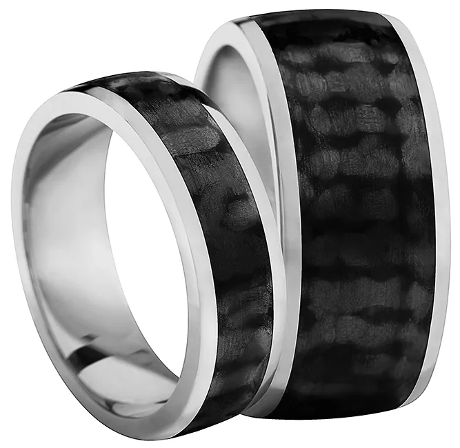 obrączki tytanowe i karbonowe