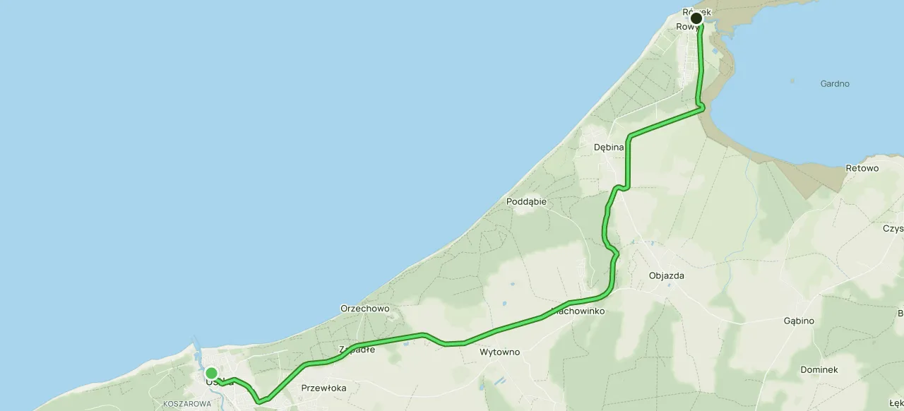 Szlak Zwiniętych Torów Ustka Rowy