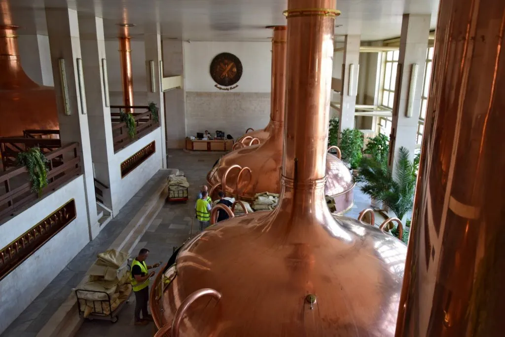 Browar Budweiser Budvar wnętrze degustacja