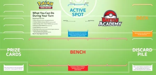 rozłożenie pola gry pokemon tcg