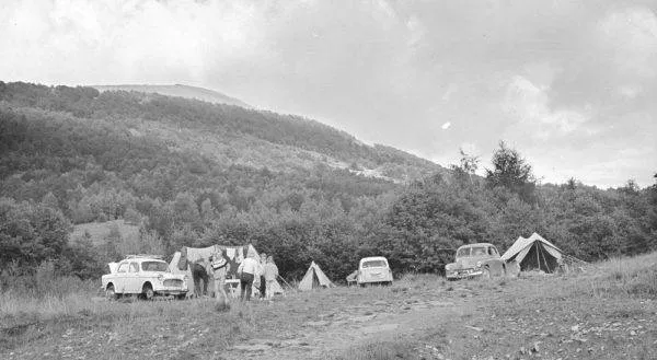 Bieszczady lata 60. dziki krajobraz