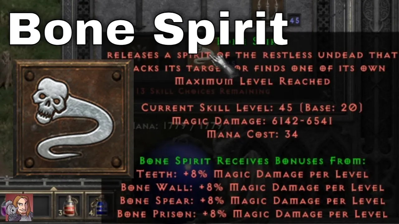 Diablo 2 Resurrected Bone Necromancer skills