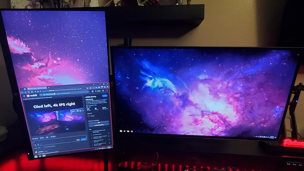 Por&oacute;wnanie matryc monitor&oacute;w IPS VA OLED