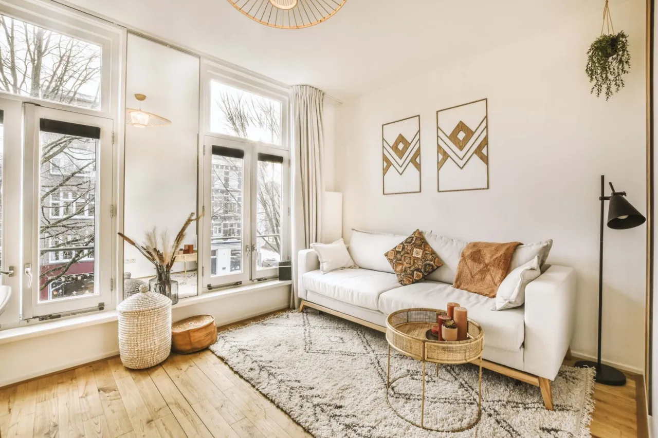 Style wnętrz małe mieszkania, inspiracje skandynawskie japandi boho