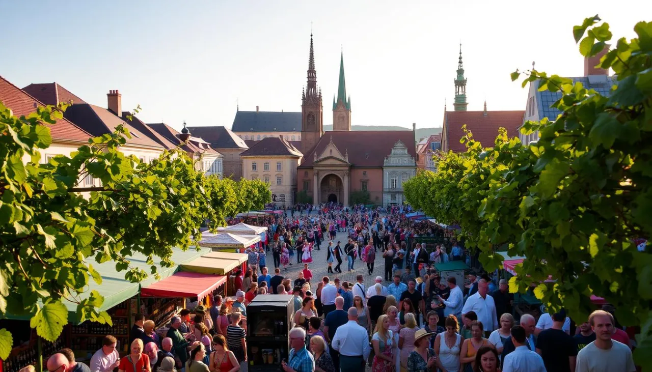 Winobranie Zielona Góra tłumy